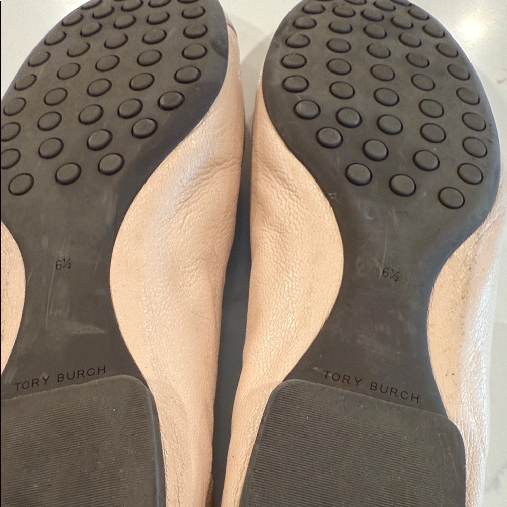 Tory Burch Claire Cap Toe Women's Ballet Flats SZ 8 - Picture 3 of 10